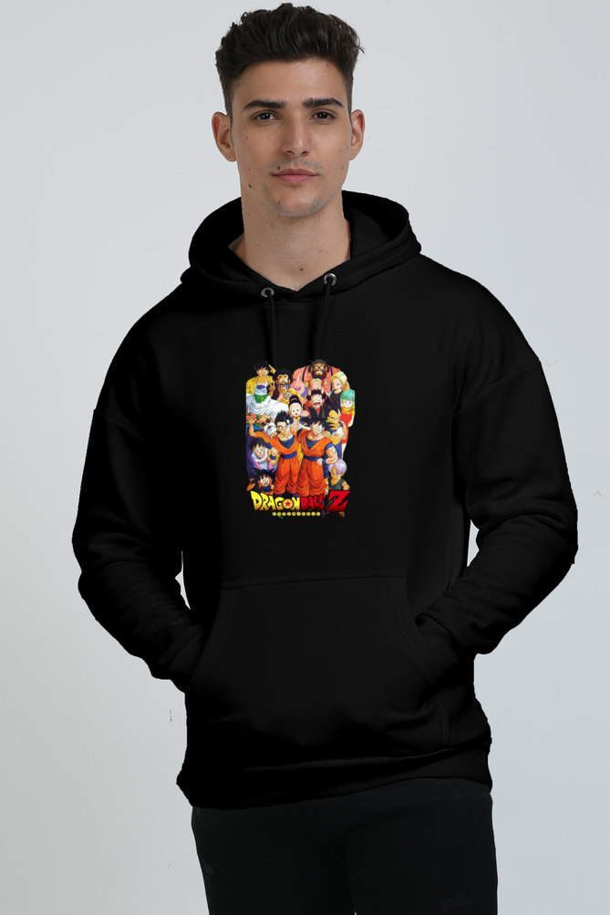 Dragon Ball Z Oversized Black Hoodie – Power Up Your Style