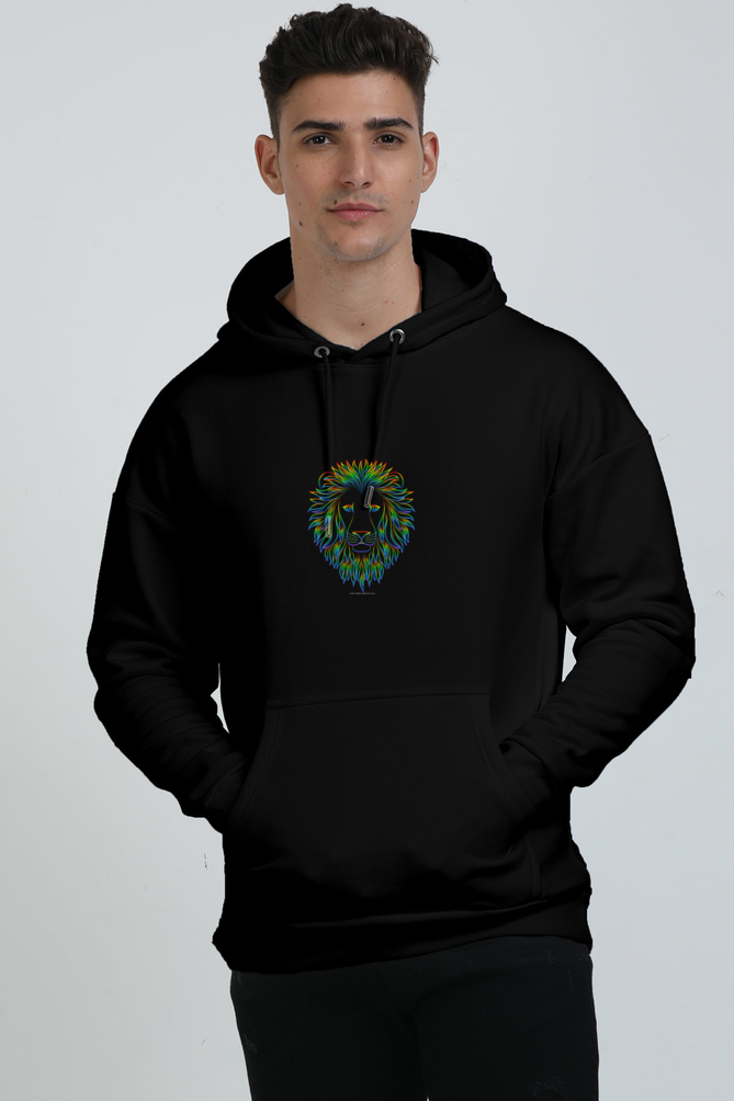 Lion King Oversized Black Hoodie – Rule Your Style Kingdom