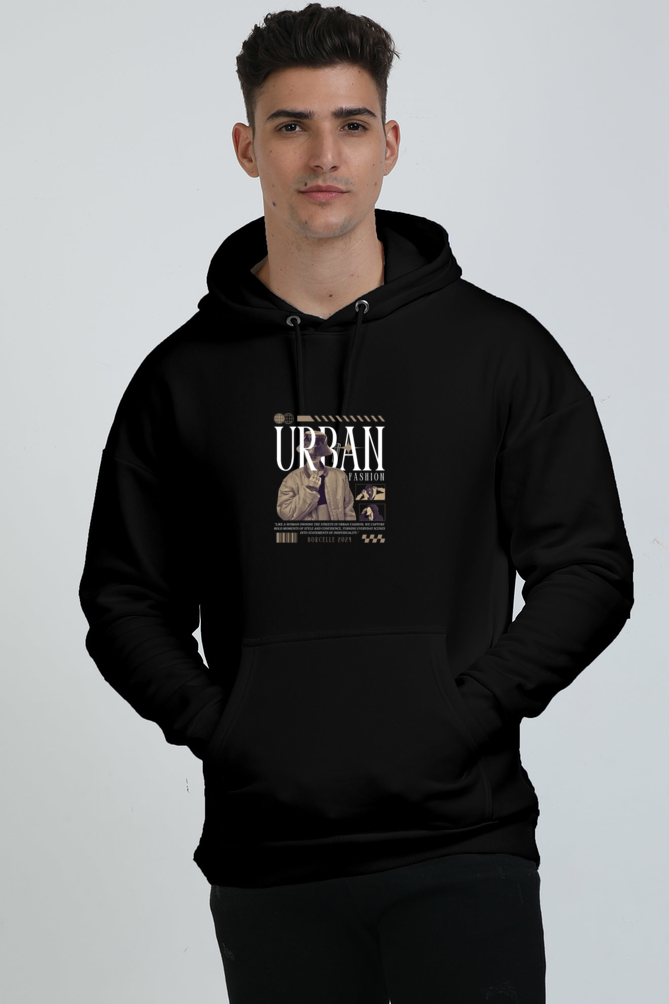 Urban Streetwear Black Oversized Hoodie – Style Meets the Streets