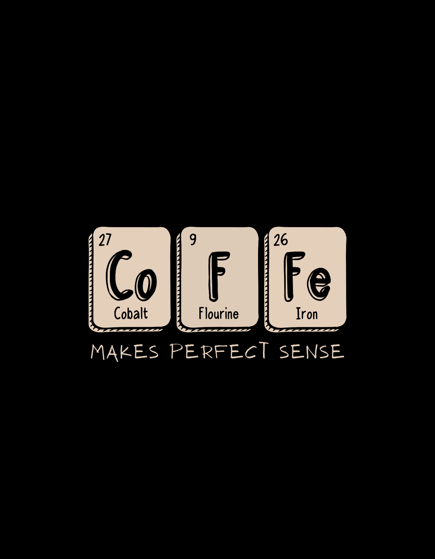 “Coffee Makes Perfect Sense” Print